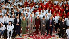 Los Reyes reciben a los deportistas olímpicos y paralímpicos de París
