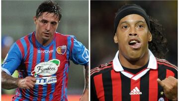 Ronaldinho ruega a Álvarez: "Por favor, déjame de pegar"