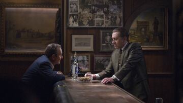 Joe Pesci, y Robert De Niro en una escena de &quot;The Irishman.&quot;  