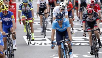 Los españoles en el Tour: Valverde acabó tercero