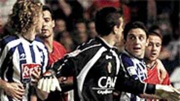 <B>BRONCA</B>. El acta registró el incidente del túnel de vestuarios.