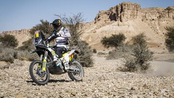 05 Quintanilla Pablo (chl), Husqvarna, Rockstar Energy Husqvarna Factory Racing, Moto, Bike, action during Stage 9 of the Dakar 2020 between Wadi Al-Dawasir and Haradh, 891 km - SS 415 km, in Saudi Arabia, on January 14, 2020 - Photo Frédéric Le Floc'h / DPPI
14/01/2020 ONLY FOR USE IN SPAIN