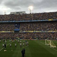 Más de 50.000 hinchas vieron el entrenamiento de Boca antes de visitar El Monumental