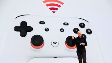 Phil Harrison durante la presentación de Google Stadia.