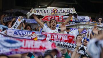 Así latió el Santiago Bernabéu por París: 'Vini', Courtois y la explosión del pitido final