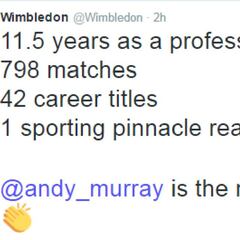 Twitter reacts to Andy Murray's new world number one ranking