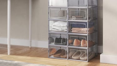 ¿Cómo organizar los zapatos? Adiós a la falta de espacio con estas cajas apilables