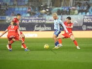 Dani Lorenzo, ante el Burgos.