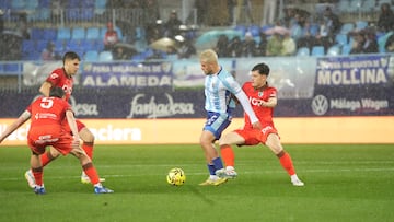 Dani Lorenzo, ante el Burgos.