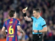 Barcelona have lodged an official complaint over the performance of the referee in Wednesday’s Champions League defeat to Atlético Madrid.