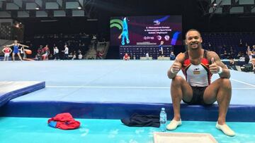 Rayderley Zapata, sexto en la final de suelo en Polonia