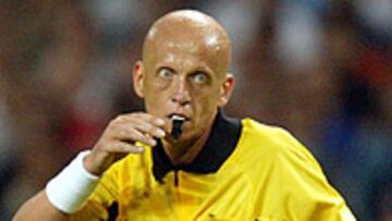 Collina, durante el Inglaterra-Argentina de la primera ronda.