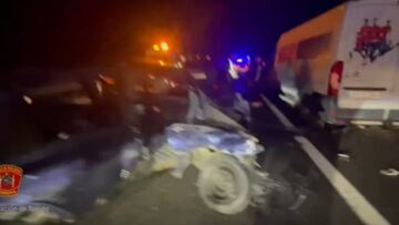 Un muerto y cinco heridos por una colisión múltiple en Toledo
