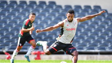 Miguel Borja jugador de River Plate.