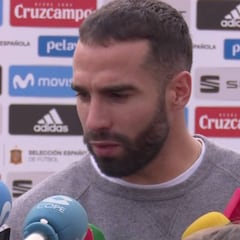 Carvajal: "Voy a intentar acortar plazos para estar en el Mundial"
