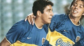 Este atacante llegó a México para su segunda etapa en el Necaxa después de haber sido campeón de la Copa Libertadores 2003 con Boca Juniors.