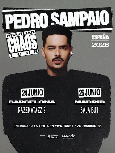 Pedro Sampaio, el cantante urbano brasileño que suena en todos los vestuarios de fútbol, llega a España