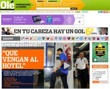 Portadas de la prensa extranjera