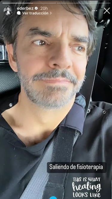 Eugenio Derbez reaparece en redes sociales, tras seguir en rehabilitación