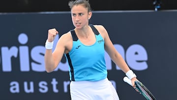 Sara Sorribes, en Brisbane.