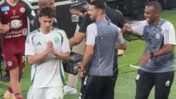 Gabri Veiga pide perdón a los aficionados de Al Ahli.