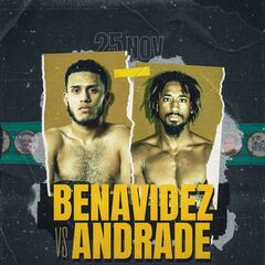 David Benavidez y Demetrius Andrade dieron el peso para su pelea