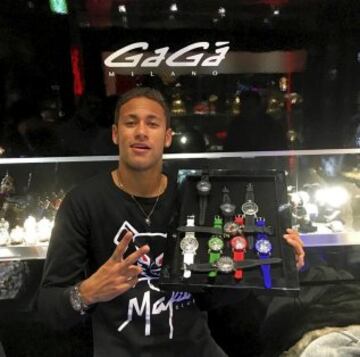 Neymar's life as seen through images shared on social media