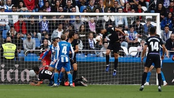 Luis Hernández anotó el primer gol de los andaluces.