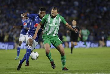 Con goles de Vladimir Hernández y Roberto Ovelar, Millonarios y Nacional igualaron 1-1 en partido valido por la fecha 9 de la Liga Águila. Wuilker Fariñez fue la figura.