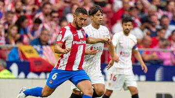 Koke, ante el Sevilla (21-22).