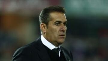 José Ramón Sandoval durante el partido.