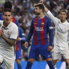 Real Madrid - Barcelona: La historia de James en clásicos