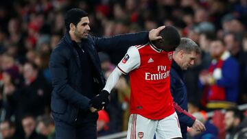 Arsenal - Leeds United. Enero de 2020.