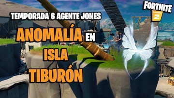 ¿Dónde esta la anomalía en Isla Tiburón en Fortnite Temporada 6?