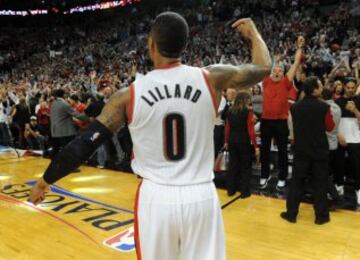 Lillard, eufórico.