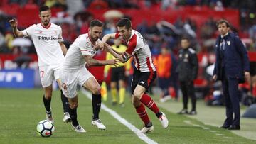 Imagen del último duelo entre Athletic y Sevilla