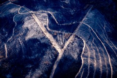 Desde el cielo: así han quedado las zonas afectadas por los incendios de agosto