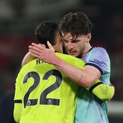 ¡Pinceladas de Bruno Fernandes y Rice! Las claves del Manchester United - Arsenal