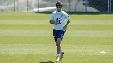 Carlos Soler, durante la burbuja paralela de la Selecci&oacute;n.
 