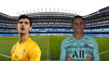 Courtois registra peor inicio en el Real Madrid que Keylor Navas