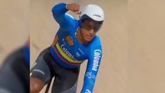 En el pasado mundial de ciclismo, el velocista vallecaucano dejó para la historia este impresionante remontada para llevarse el oro.