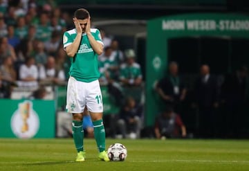 Milot Rashica con el Werder Bremen.