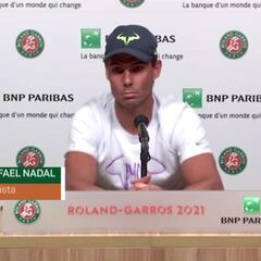 Nadal desmonta una de la teorías del tenis con la humildad que le caracteriza