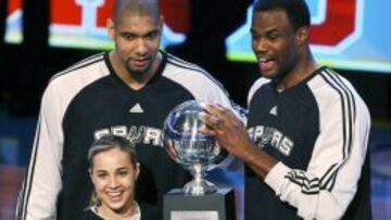 Becky Hammon, junto a Duncan y Robinson, participó en el All Star de 2008.