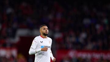 En Nesyri, durante un partido.