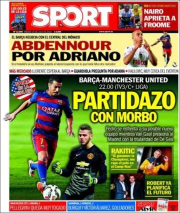 Portadas de la prensa deportiva