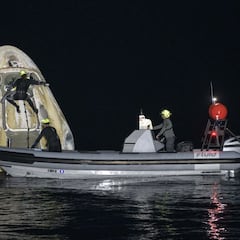 Cuatro astronautas regresan a la Tierra en la Space X de Elon Musk