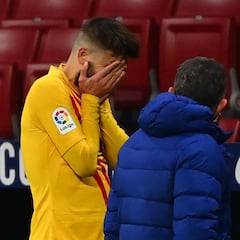 Grave lesión de Piqué: esguince y ligamento afectados