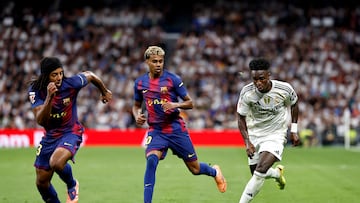 26/10/25 PARTIDO PRIMERA DIVISION
REAL MADRID - BARCELONA
LAMINE YAMAL VINICIUS JR JULES KOUNDE