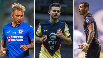 Walter Montoya, Milton Caraglio y Nico Benedetti en partidos con sus equipos